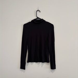 SHEIN Black Fitted Long Sleeve Turtleneck